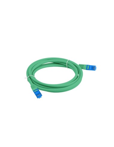 Patchcord ekranowany S/FTP Kat.6A LSZH CCA 0,5m zielony | Kable sieciowe | ODEL.PL