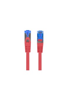 Patchcord ekranowany S/FTP Kat.6A LSZH CCA 0,5m czerwony | Kable sieciowe | ODEL.PL