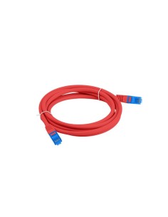 Patchcord ekranowany S/FTP Kat.6A LSZH CCA 0,5m czerwony | Kable sieciowe | ODEL.PL 2