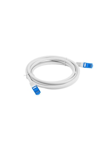 Patchcord ekranowany S/FTP Kat.6A LSZH CCA 0,5m szary | Kable sieciowe | ODEL.PL