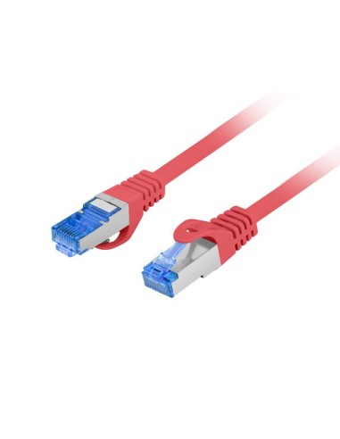 Patchcord ekranowany S/FTP Kat.6A LSZH CCA 1m czerwony | Kable sieciowe | ODEL.PL