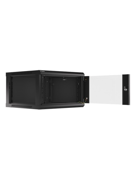 Szafa rackowa wisząca 19" 6U 600x600 czarna | Szafy serwerowe | ODEL.PL