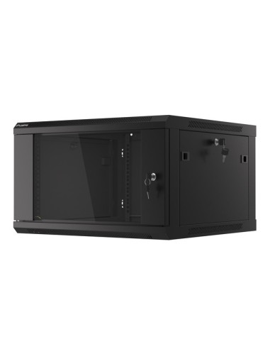 Szafa rackowa wisząca 19" 6U 600x600 czarna | Szafy serwerowe | ODEL.PL