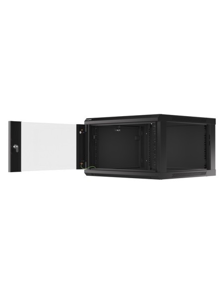 Szafa rackowa wisząca 19" 6U 600x600 czarna | Szafy serwerowe | ODEL.PL