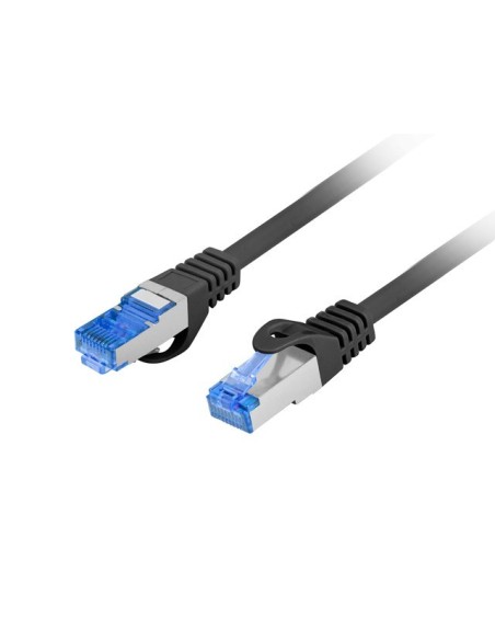 Patchcord ekranowany S/FTP Kat.6A LSZH CCA 5m czarny | Kable sieciowe | ODEL.PL