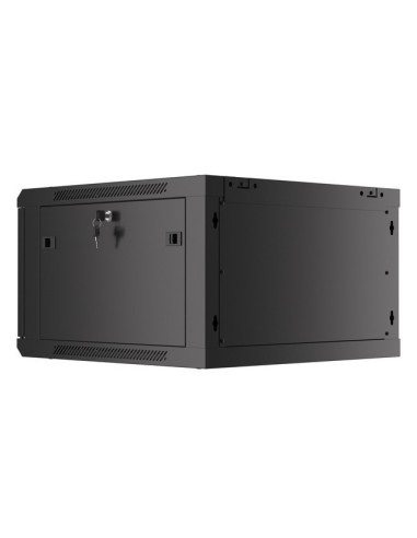 Szafa rackowa wisząca 19" 6U 600x600 czarna | Szafy serwerowe | ODEL.PL