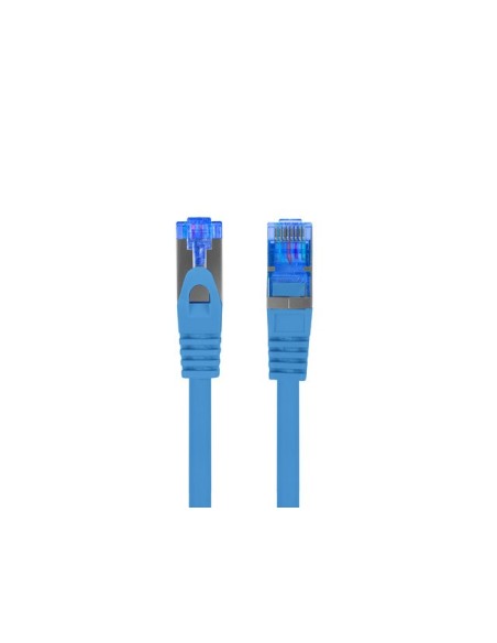 Patchcord ekranowany S/FTP Kat.6A LSZH CCA 10m niebieski | Kable sieciowe | ODEL.PL