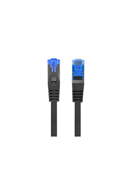 Patchcord ekranowany S/FTP Kat.6A LSZH CCA 10m czarny | Kable sieciowe | ODEL.PL