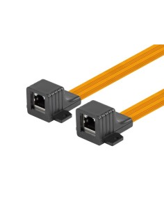 Adapter złączka sieciowa przelotka okienna RJ45 Kat.5e, na kablu 17 cm | Adaptery sieciowe | ODEL.PL