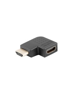 Adapter HDMI (wtyk) do HDMI (gniazdo), kątowy (lewy), czarny | Adaptery wideo | ODEL.PL