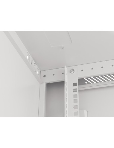 Szafa rackowa wisząca 19" 6U 600x600 szara | Szafy serwerowe | ODEL.PL