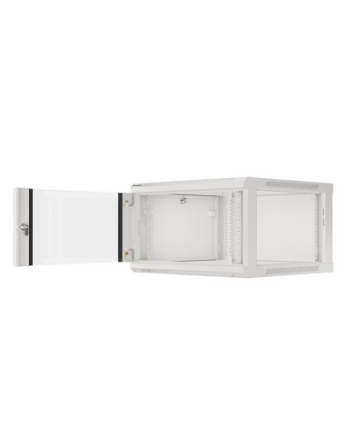 Szafa rackowa wisząca 19" 6U 600x600 szara | Szafy serwerowe | ODEL.PL