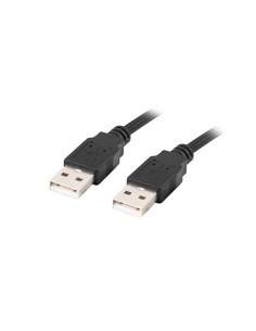 Kabel USB-A (wtyk) do USB-A (wtyk) 2.0, 1 m, czarny | Kable USB | ODEL.PL
