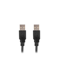 Kabel USB-A (wtyk) do USB-A (wtyk) 2.0, 1,8 m, czarny | Kable USB | ODEL.PL