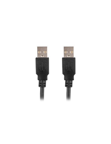 Kabel USB-A (wtyk) do USB-A (wtyk) 2.0, 0,5 m, czarny | Kable USB | ODEL.PL