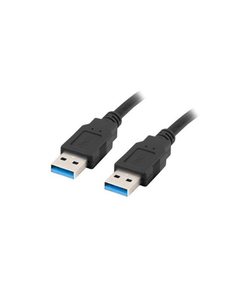 Kabel USB-A (wtyk) do USB-A (wtyk) 3.0, 0,5 m, czarny | Kable USB | ODEL.PL