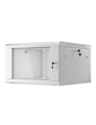 Szafa rackowa wisząca 19" 6U 600x600 szara | Szafy serwerowe | ODEL.PL