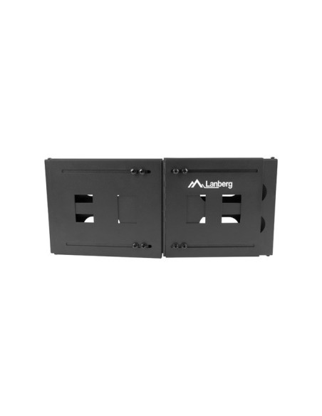 Uchwyt ścienny do szaf rack 19" 4U, 497x400/240 mm, czarny | Akcesoria do szaf RACK | ODEL.PL