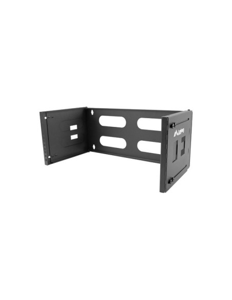 Uchwyt ścienny do szaf rack 19" 4U, 497x400/240 mm, czarny | Akcesoria do szaf RACK | ODEL.PL