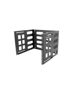 Uchwyt ścienny do szaf rack 19" 8U, 497x400/240 mm, czarny | Akcesoria do szaf RACK | ODEL.PL