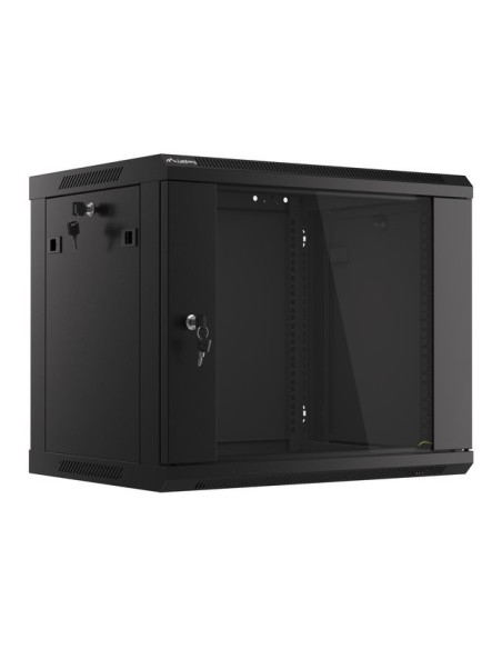 Szafa rackowa wisząca 19" 9U 600x450 czarna | Szafy serwerowe | ODEL.PL