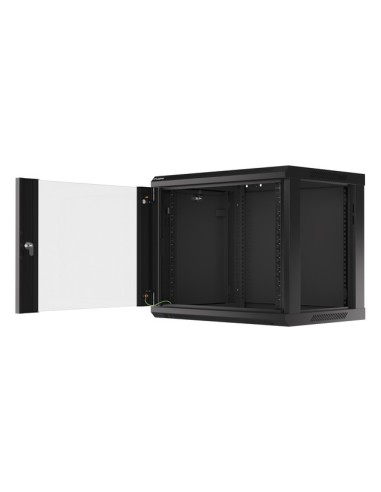 Szafa rackowa wisząca 19" 9U 600x450 czarna | Szafy serwerowe | ODEL.PL