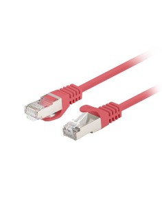 Ekranowany kabel sieciowy Patchcord Kat.6 FTP, 0,25 m, czerwony (testowany Fluke) | Kable sieciowe | ODEL.PL