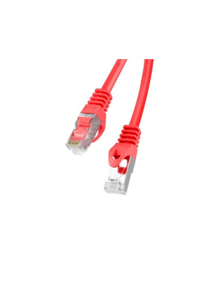 Ekranowany kabel sieciowy Patchcord Kat.6 FTP, 1,5 m, czerwony (testowany Fluke) | Kable sieciowe | ODEL.PL