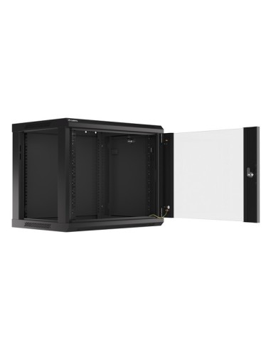 Szafa rackowa wisząca 19" 9U 600x450 czarna | Szafy serwerowe | ODEL.PL