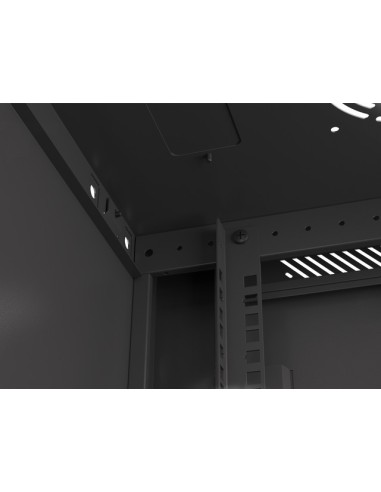 Szafa rackowa wisząca 19" 9U 600x450 czarna | Szafy serwerowe | ODEL.PL