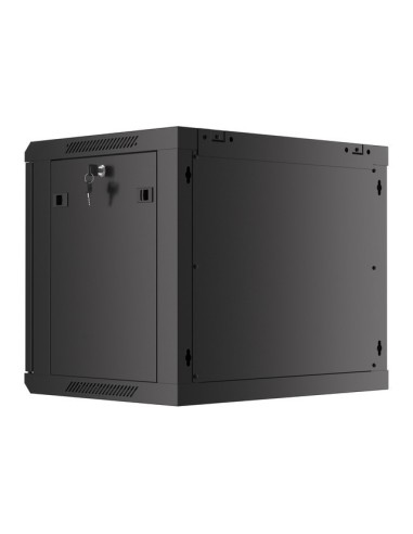 Szafa rackowa wisząca 19" 9U 600x450 czarna | Szafy serwerowe | ODEL.PL