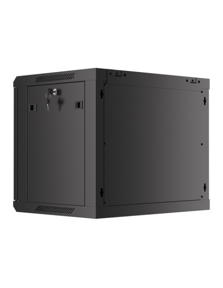 Szafa rackowa wisząca 19" 9U 600x450 czarna | Szafy serwerowe | ODEL.PL