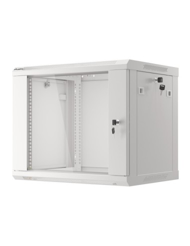 Szafa rackowa wisząca 19" 9U 600x450 szara | Szafy serwerowe | ODEL.PL