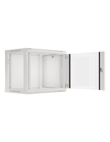 Szafa rackowa wisząca 19" 9U 600x450 szara | Szafy serwerowe | ODEL.PL