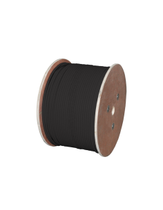 Kabel U/UTP kat.6, teleinformatyczny, PE zewnętrzny żelowany, Fca 4x2x23 AWG, 1Gb/s (10Gb/s do 55m), czarny, 305m - ALANTEC