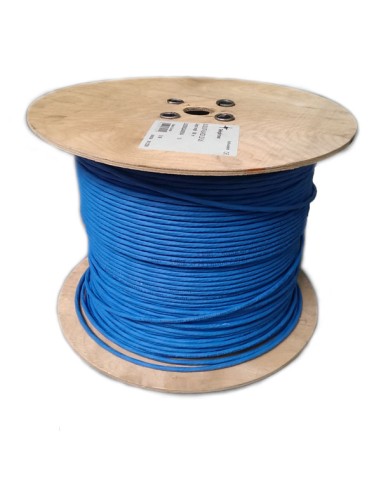 Telegärtner Kabel F/UTP Kat.5 drut 4x2xAWG24/1 LSOH 500m niebieski