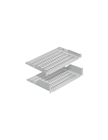 Półka 19" 1U 250mm szara Mirsan