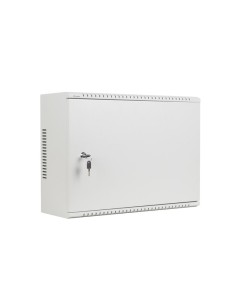 SZAFA INSTALACYJNA RACK WISZĄCA 19" 4U+3U 540X200 NISKOPROFILOWA SZARA LANBERG (ZŁOŻONA)