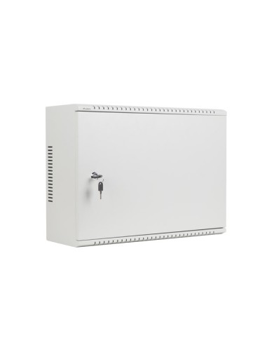 SZAFA INSTALACYJNA RACK WISZĄCA 19" 4U+3U 540X200 NISKOPROFILOWA SZARA LANBERG (ZŁOŻONA)