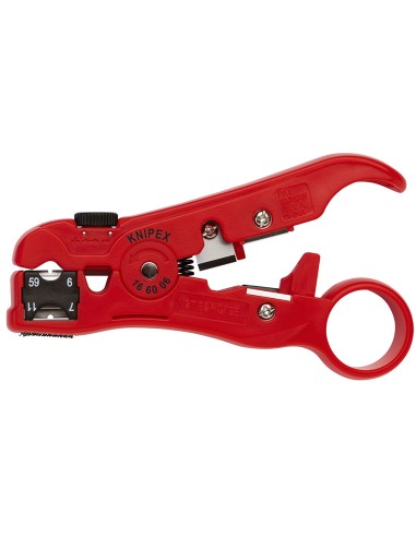 Ściągacz izolacji z kabli koncentrycznych oraz teleinformatycznych 125mm KNIPEX