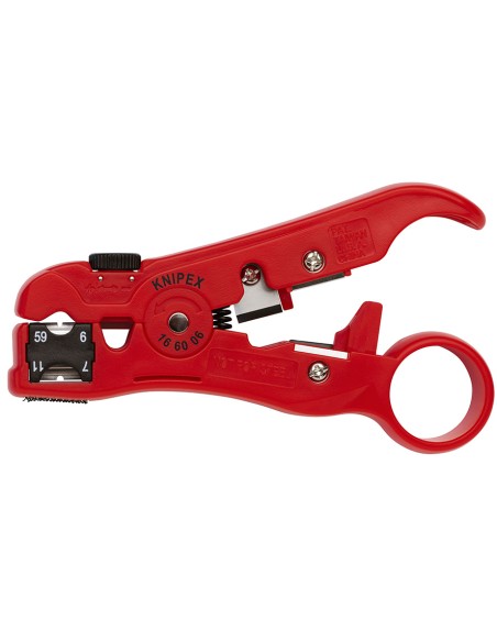 Ściągacz izolacji z kabli koncentrycznych oraz teleinformatycznych 125mm KNIPEX