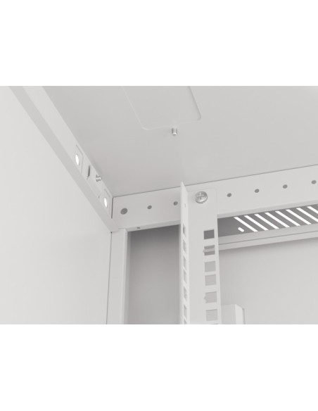 Szafa rackowa wisząca 19" 9U 600x600 szara | Szafy serwerowe | ODEL.PL