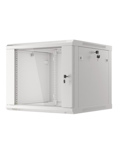 Szafa rackowa wisząca 19" 9U 600x600 szara | Szafy serwerowe | ODEL.PL