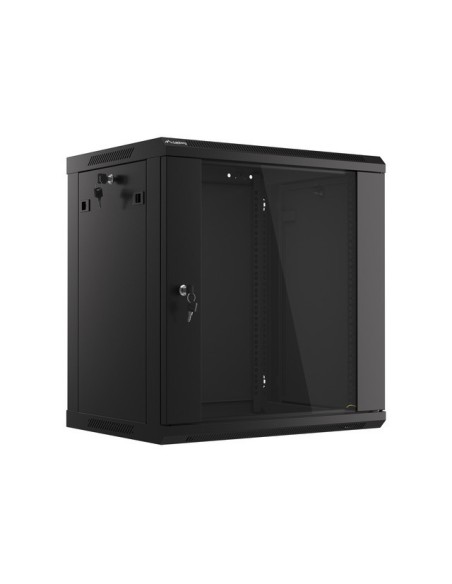 Szafa rackowa wisząca 19" 12U 600x450 czarna | Szafy serwerowe | ODEL.PL