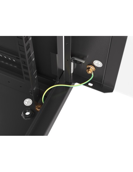 Szafa rackowa wisząca 19" 12U 600x450 czarna | Szafy serwerowe | ODEL.PL