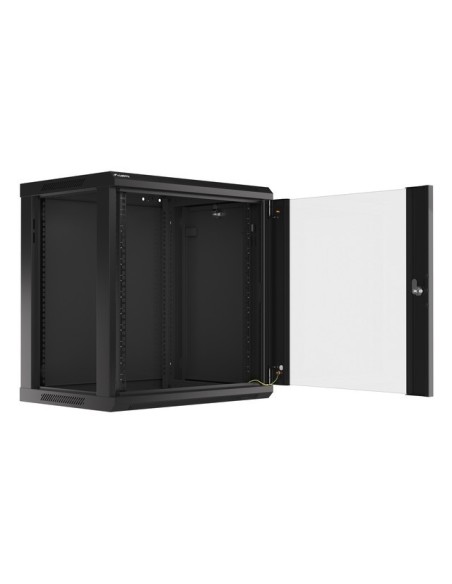Szafa rackowa wisząca 19" 12U 600x450 czarna | Szafy serwerowe | ODEL.PL