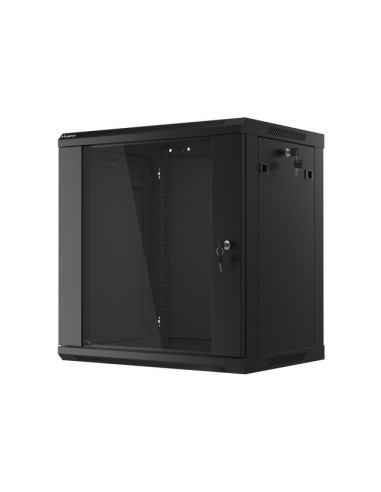 Szafa rackowa wisząca 19" 12U 600x450 czarna | Szafy serwerowe | ODEL.PL