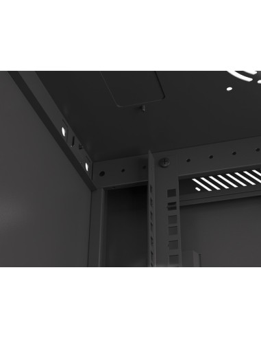 Szafa rackowa wisząca 19" 12U 600x450 czarna | Szafy serwerowe | ODEL.PL