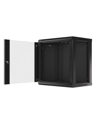 Szafa rackowa wisząca 19" 12U 600x450 czarna | Szafy serwerowe | ODEL.PL