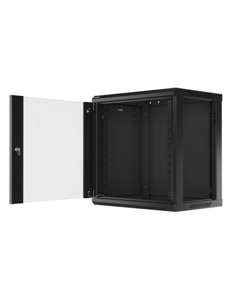 Szafa rackowa wisząca 19" 12U 600x450 czarna | Szafy serwerowe | ODEL.PL